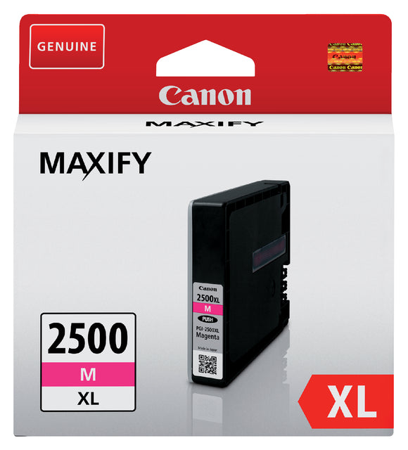 Canon - inktcartridge PGI-2500XL, 1.760 pagina's, OEM 9266B001, magenta