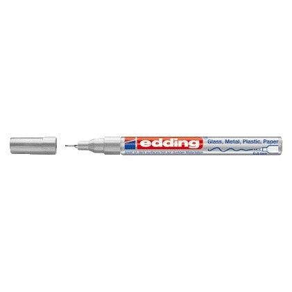Edding -  Paintmarker  780 op oliebasis 0.8mm zilver | 10 stuks