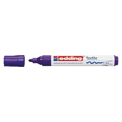 Edding - Marqueur textile 4500 rond 2-3mm violet