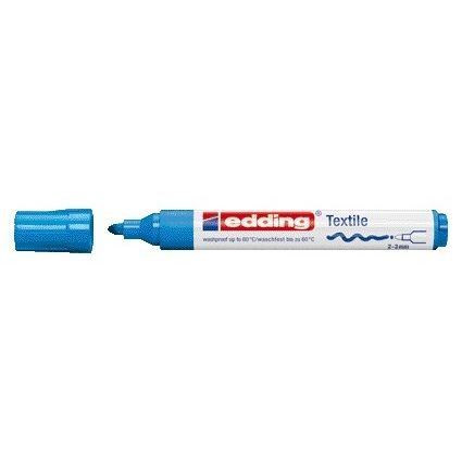 Edding - Textilmarker 4500 rund 2-3mm hellblau | 10 Stück