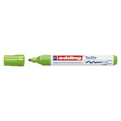 Edding -  Textielmarker  4500 rond 2-3mm lichtgroen | 10 stuks