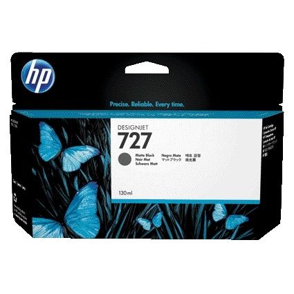 HP - Cartouche d'encre b3p22a 727 noir mat