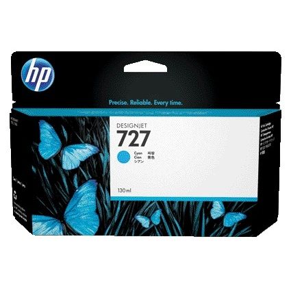 HP - Cartouche d'encre b3p19a 727 bleue