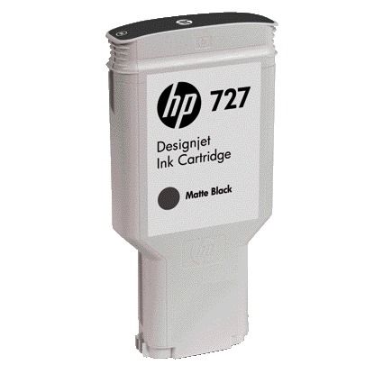 HP - Cartouche d'encre c1q12a 727 noir mat