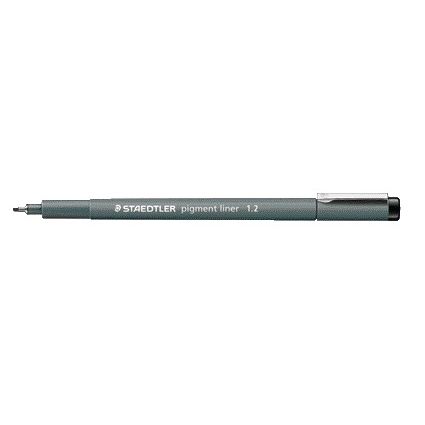 Staedtler - Fineliner Pigment 308 schwarz 1,2 mm