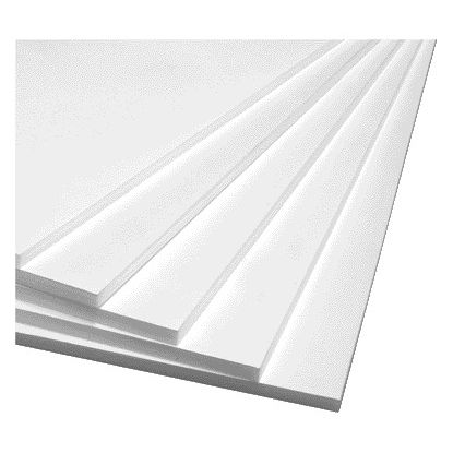 Quantore - Panneau mousse 50x70cm 2 faces 5mm blanc