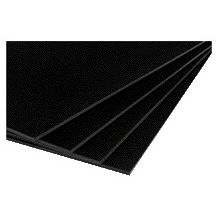 Office -  Foamboard 70x100cm 2-zijdig 5mm zwart | 10 stuks