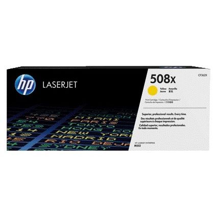HP - Cartouche toner cf362x 508x jaune