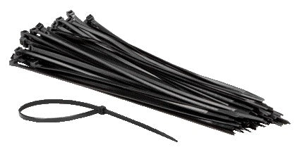IEZZY - Attaches de câble nylon 4,8x300mm D 81mm noir 100 pièces