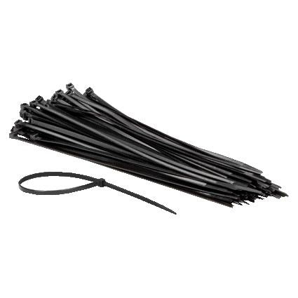 IEZZY - Attaches de câble nylon 4,8x300mm D 81mm noir 100 pièces