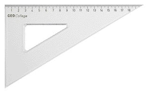 Aristo -  Driehoek  23620 200mm 60 graden kunststof