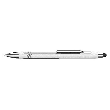 Schneider - Kugelschreiber Stylus Epsilon Touch extra breit weiß/silber