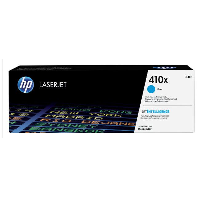 HP - toner 410X, 5 000 pagina's, OEM CF411X, cyaan