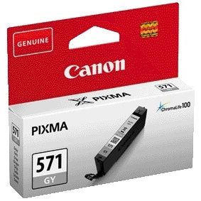 Canon - Cartouche d'encre CLI-571 grise