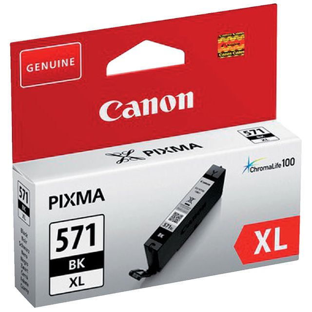 Canon - Inkcartridge CLI -571XL, 895 Fotos, OEM 0331C001, Schwarz