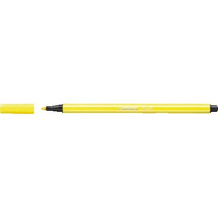 STABILO - Feutre Pen 68/24 moyen jaune citron