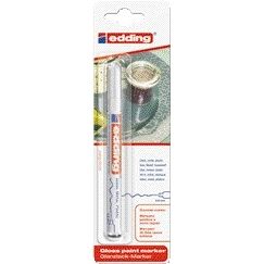Edding - Paintmarker à l'huile 780 0,8mm blanc blister de 1 pièce