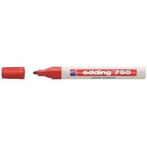 Edding - Ölbasierter Paintmarker 750 2-4mm rot