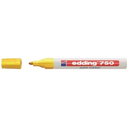Edding - Marqueur à base d'huile 750 2-4mm jaune