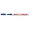 Edding - Marqueur à base d'huile 751 1-2mm bleu | 10 pièces