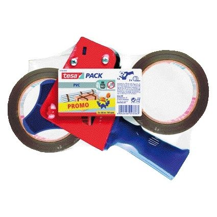 Tesa - Packaging pack® ultra résistant 66mx50mm PVC + distributeur