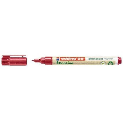 Edding - Feutre 25 EcoLine rond 1mm rouge