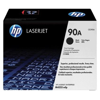HP - Cartouche toner ce390a 90a noir