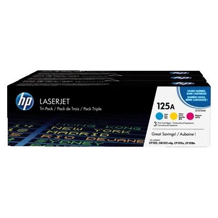 HP - Cartouche toner cf373am 125a 3 couleurs