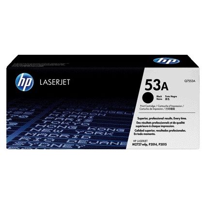 HP - Cartouche toner q7553a 53a noir