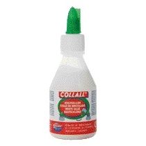 Collall - Bouteille de colle artisanale 100ml | 24 pièces