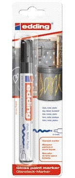 Edding - Paintmarker à l'huile 750 2-4mm noir blister de 1 pièce