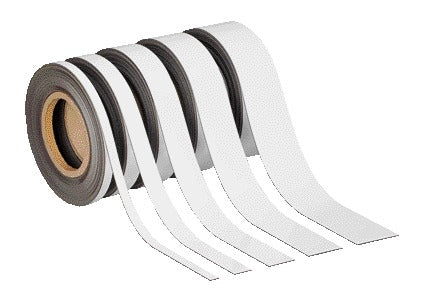 MAUL - Bande magnétique inscriptible - effaçable 10mx30mmx1mm blanche