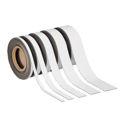 Maul -  Magneetband  beschrijfbaar 10mx40mmx1mm wit