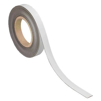 MAUL -  Magneetband beschrijf- wisbaar 10mx20mmx1mm wit