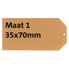 HF2 -  Label karton nr 1 200gr 35x70mm chamois 1000st
