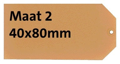 HF2 - Etiquette carton n°. 2 chamois 200gr 40x80mm 1000 pièces