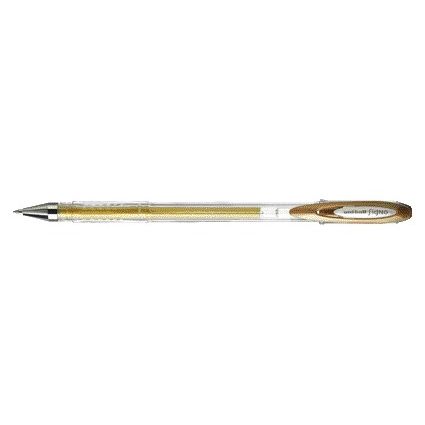 Uni-ball -  Rollerpen signo m metallic goud | 12 stuks