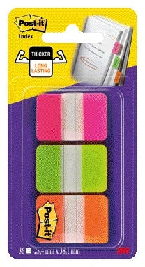 Post-it - Indextabs 686got 25,4x38mm fort rz gn