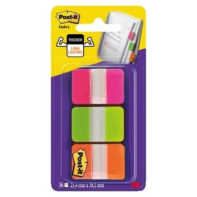 Post-it - Indextabs 686got 25,4x38mm fort rz gn