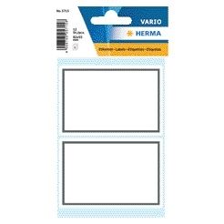 HERMA -  Etiket 5715 53x80mm schrift grijs kader 12 stuks