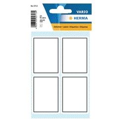 HERMA -  Etiket  5713 40x55mm schrift grijs kader 24st