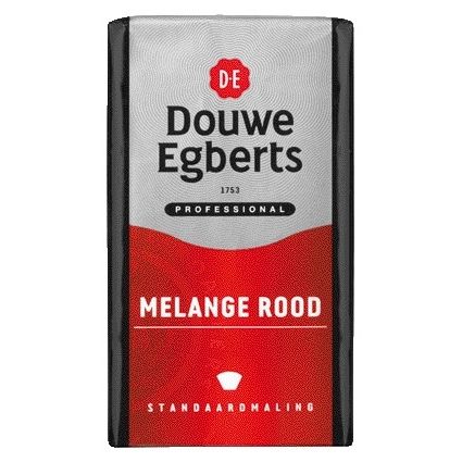 Douwe Egberts - Café mouture rapide avec filtre Melange Rouge 250gr | 24 pièces