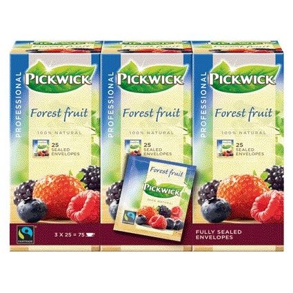 Pickwick - Tee Fair Trade Waldfrucht 25x1,5gr | 3 Stück
