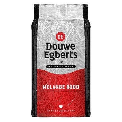 Douwe Egberts - Kaffee Standardmahlung Melange Red 1kg | 6 Stück