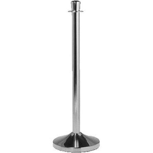 Securit - Poteau de barrière 100cm avec socle chromé