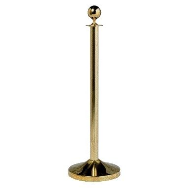 Securit - Poteau de barrière 100cm avec socle doré
