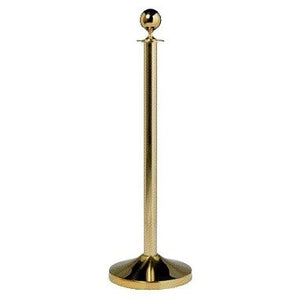 Securit - Poteau de barrière 100cm avec socle doré