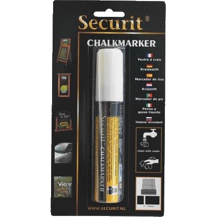 Securit – Kreidemarker SMA-720 Block weiß 7–15 mm Blister