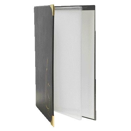 Securit - Weinkarte 4 x 2 Tüten schwarz