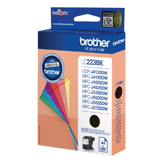 Bruder - Inkcartridge Bruder LC -223BK Schwarz